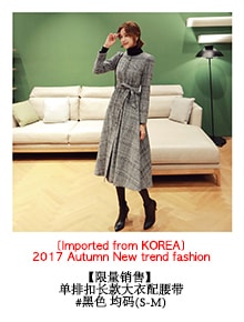 KOREA Cable Knit Turtleneck Sweater Dress Black One Size(S-M) [Free Shipping]