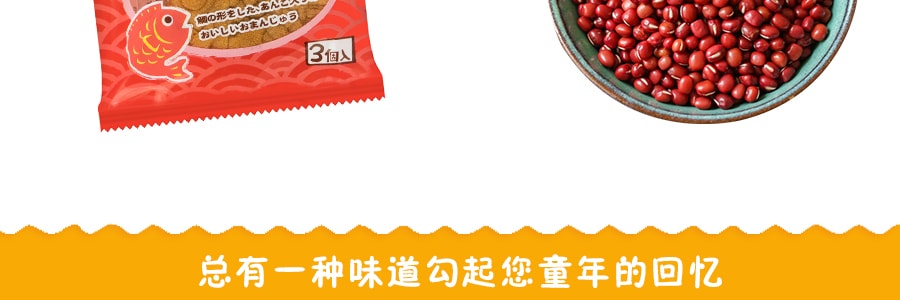 日本ES TRUST 鯛魚型紅豆餡銅鑼燒 114g