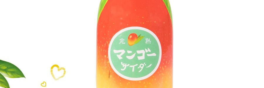 日本TOMOMASU 芒果口味汽水 果味碳酸飲料 300ml