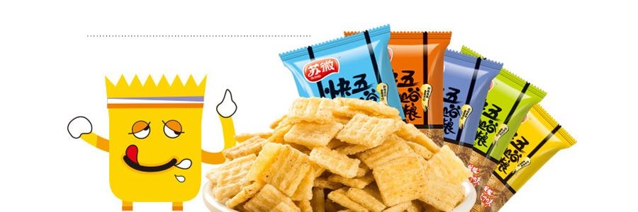 蘇微 五穀粗糧快樂鍋巴 鮮辣味 108g