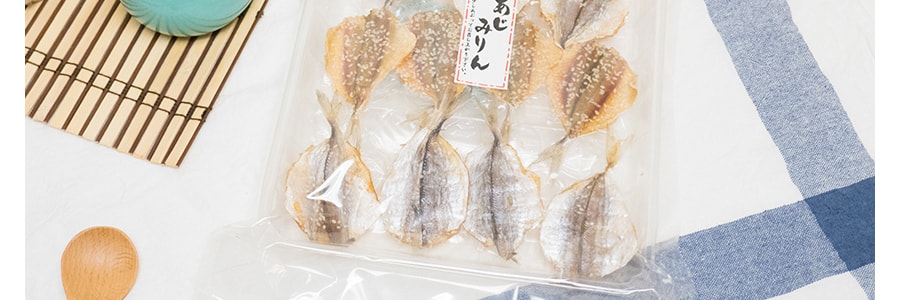 日本MINATO 炭燒小鰺魚片乾 90g