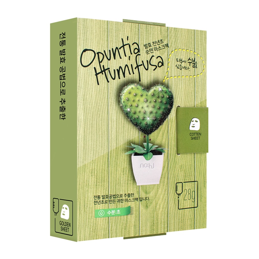 NO:HJ Opuntia Humifusa Mask Box Moisture 10 Sheet