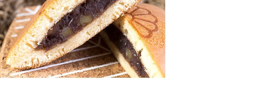 日本丸京菓子庵 銅鑼燒 紅豆栗子味 5枚入 290g