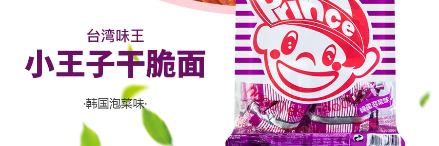 台灣味王 小王子乾脆麵 韓國泡菜口味 20包入 量販 300g
