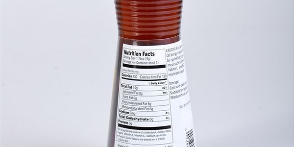 日本KADOYA八角 純淨上等麻油 327ml