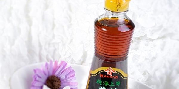 日本KADOYA八角 純淨上等麻油 327ml
