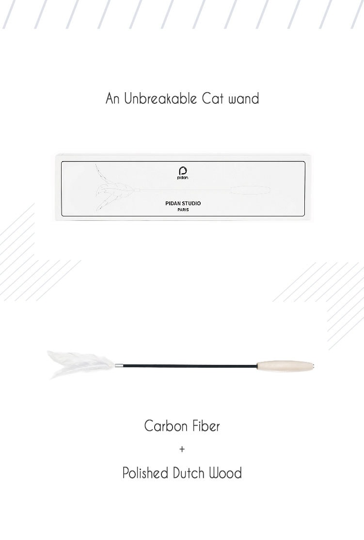 Feather Wand Teaser - White
