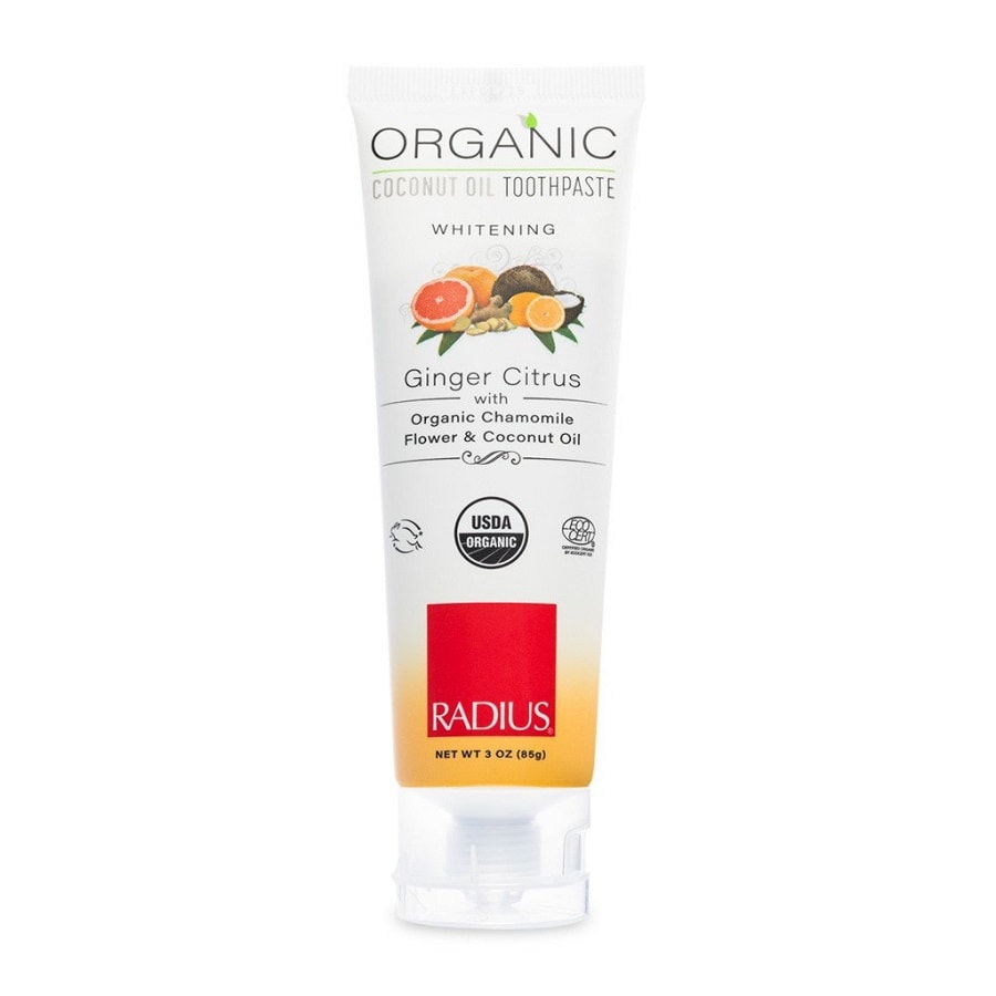 Organic Toothpaste Ginger Citrus Whitening 3oz