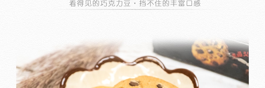 韩国LOTTE乐天 巧克力曲奇甜饼干 180g