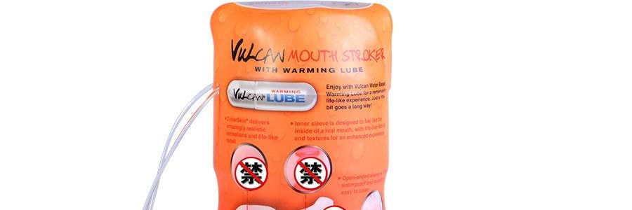 TOPCO SALES [GIFT] Adult toy TOPCO Cyberskin Vulcan Mouth Stroker/w Warming  Lube 1pc Male Sex Toy