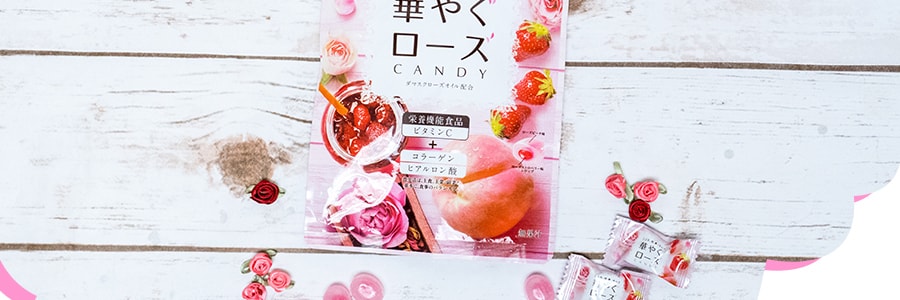 日本KANRO 玫瑰吐息芬芳糖 66.5g