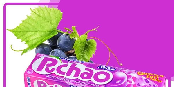 日本UHA悠哈味覺糖 葡萄口味果汁夾心軟糖 50g