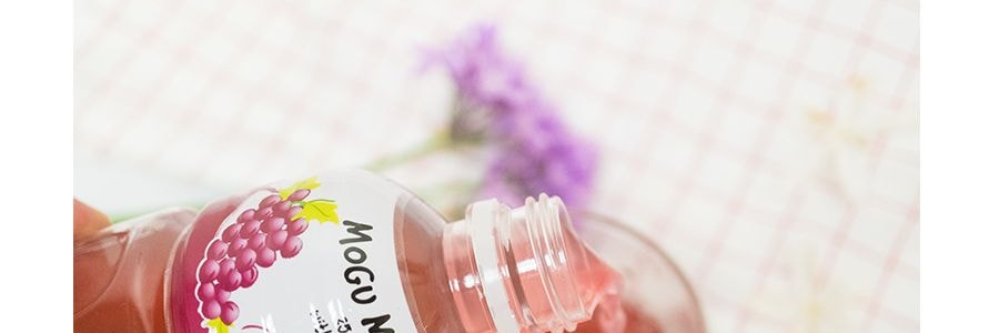 泰國MOGU MOGU 果汁椰果飲料 葡萄口味 320ml【Seventeen代言】