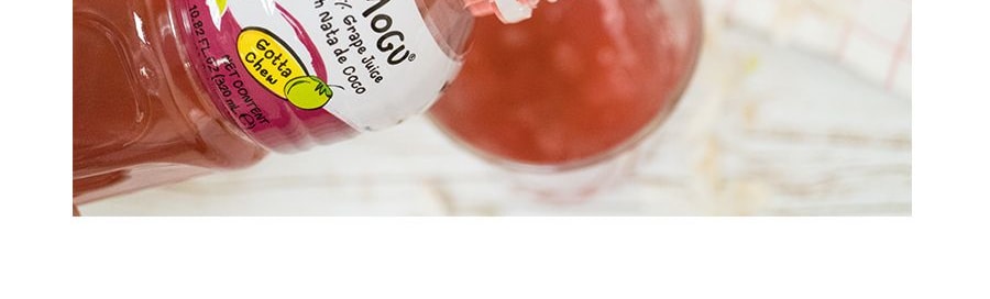 泰國MOGU MOGU 果汁椰果飲料 葡萄口味 320ml【Seventeen代言】