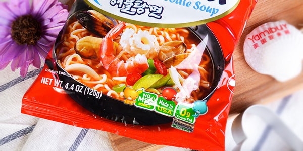韩国NONGSHIM农心 袋装速食海鲜汤面 125g