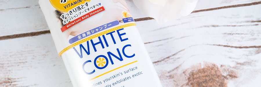 日本WHITE CONC 維C藥用全身美白沐浴露 #葡萄柚香 150ml COSME大賞第一位