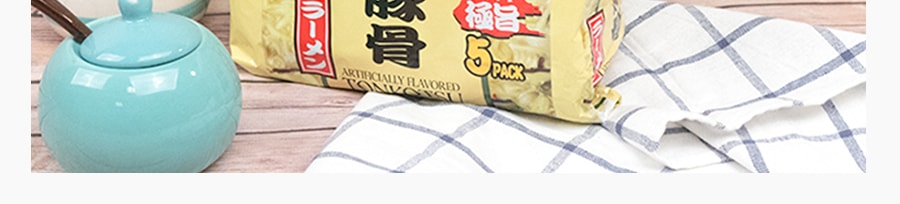 日本SHIRAKIKU赞岐屋 GOKUUMA 豚骨口味拉面 方便面 5包入 475g