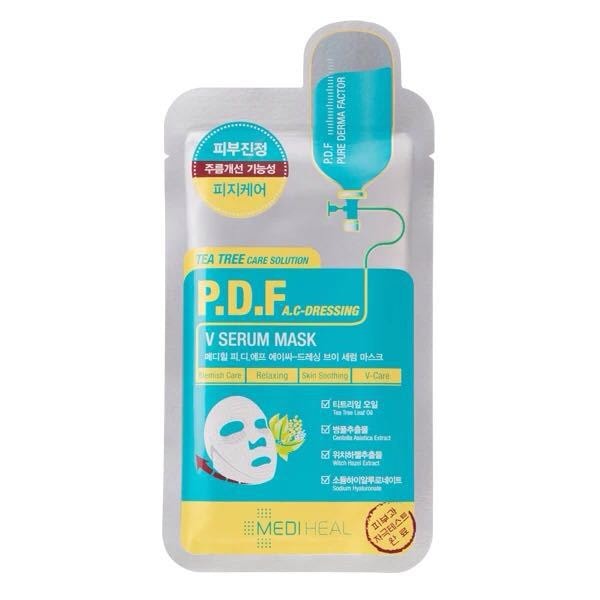 韓國MEDIHEAL可萊絲 P.D.F 高效舒敏淨膚保濕緊緻導入精華面膜 1pcs