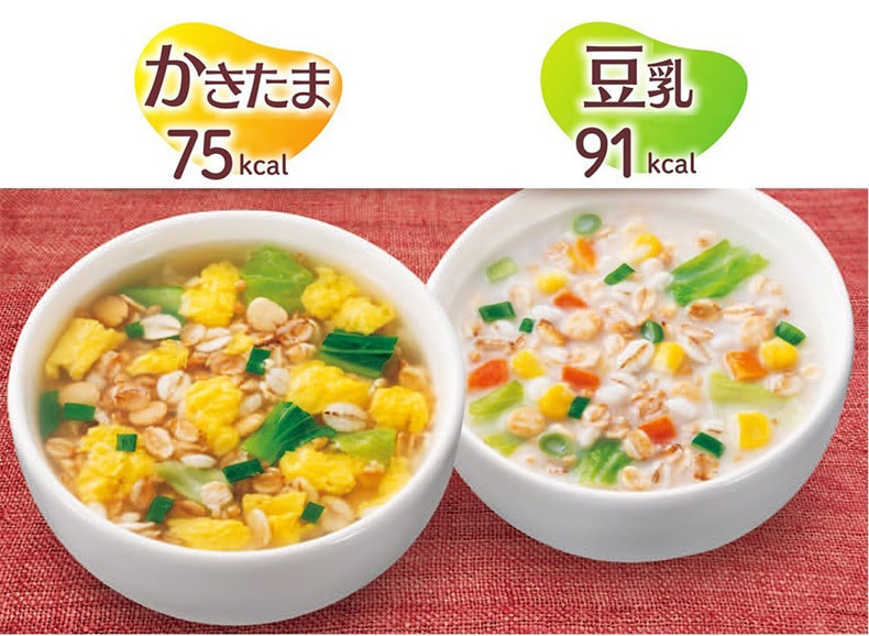 [日本直邮]HIKARIMISO 美味速食鸡蛋汤/豆乳汤 4袋装