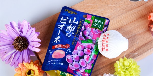 日本SENJAKU扇雀飴 葡萄果汁軟糖 44g