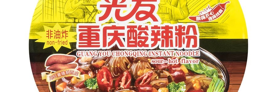 光友 非油炸重慶酸辣粉 桶裝 90g