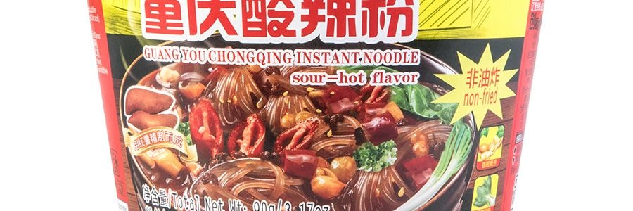 光友 非油炸重慶酸辣粉 桶裝 90g