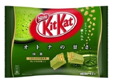NESTIE Japanese Kit Kat Matcha Green Tea Flavor | Sweetness for Adults Mini 12 Bars