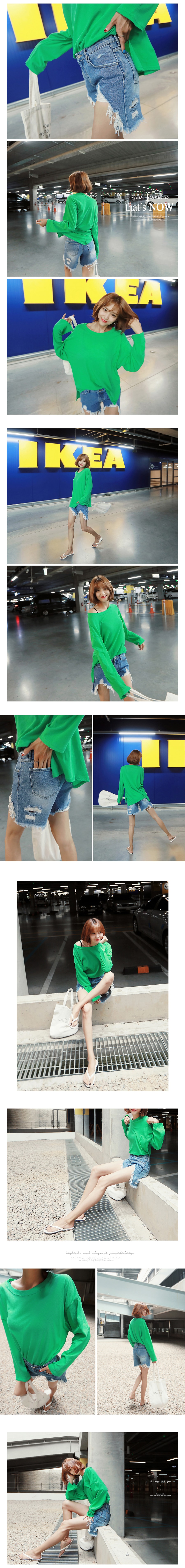韩国MAGZERO [新品上市]破洞元素牛仔短裤 M(66/28-29)