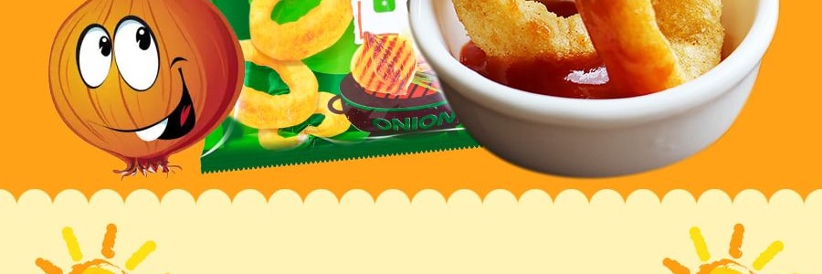 韓國HAITAI海太 X CALBEE卡樂B 膨化烤洋蔥圈 大包 140g