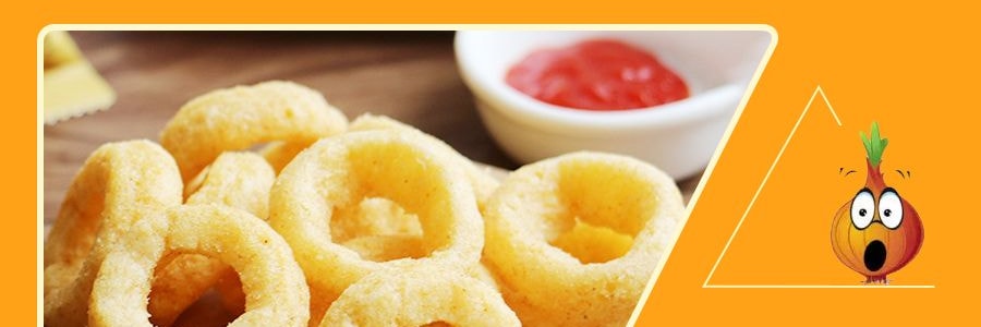 韓國HAITAI海太 X CALBEE卡樂B 膨化烤洋蔥圈 大包 140g