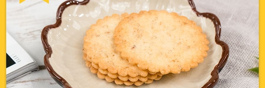 日本TOHATO桃哈多 笑脸薄脆饼干 芝士味 8包入 100g