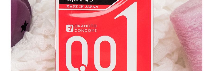 日本OKAMOTO岡本 001系列 抗敏聚氨酯 超薄保險套 3個入*5盒 非乳膠【超值5盒裝】【日本版】 成人用品