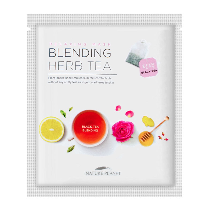 NATUREPLANET Blending Herb Tea Black Tea Mask 1 Sheet