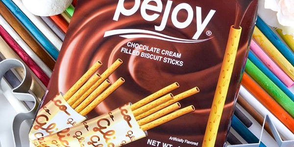 日本glico格力高 pejoy百醇 巧克力味注心饼干棒 家庭装 120g | 亚米