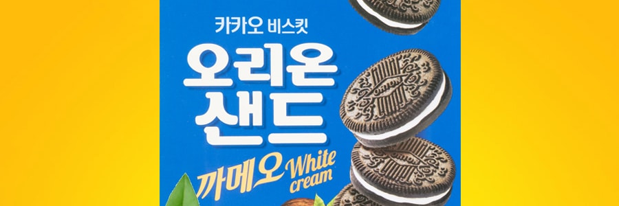 韩国ORION好丽友 巧克力白奶油饼干 198g