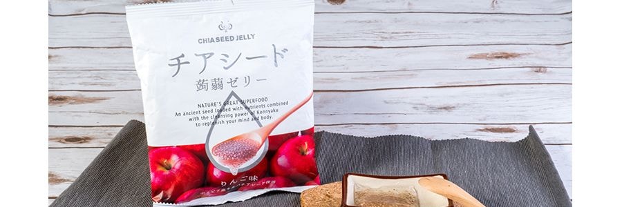 日本CHIA SEED JELLY 奇亞籽果凍 蘋果味 205g