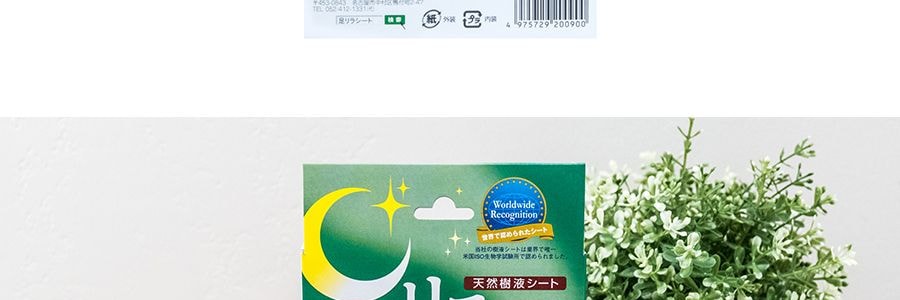 日本樹之惠 天然樹液艾草排毒足貼 30枚入