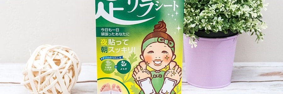 日本樹之惠 天然樹液艾草排毒足貼 30枚入