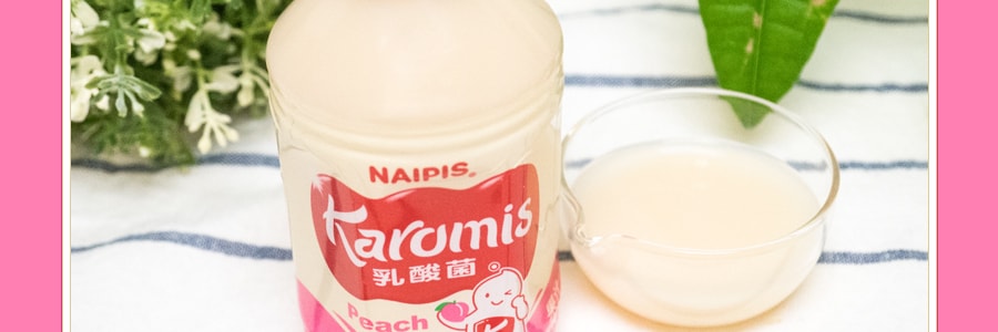台湾NAIPIS 卡酪蜜思 乳酸菌饮料 桃子味 290ml