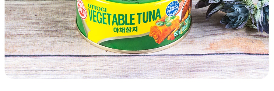 韓國OTTOGI不倒翁 蔬菜鮪魚罐頭 150g