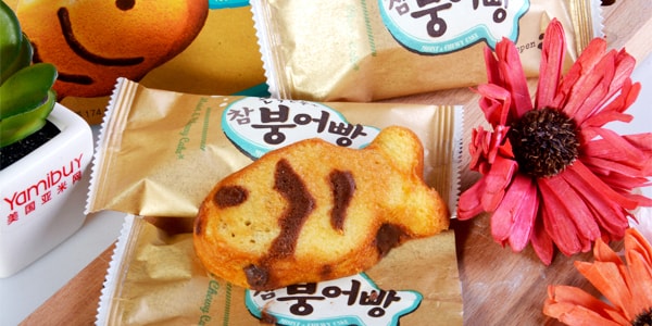 韓國ORION好麗友 打糕魚紅豆糯米巧克力魚餅 174g