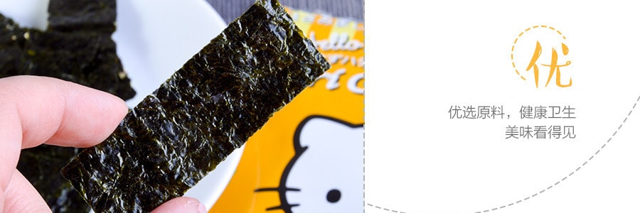 日本山本海苔店 HELLOKITTY蜂蜜芝麻海苔脆片 6g