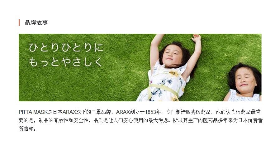 [日本直邮]ARAX PITTA MASK 防尘防花粉透气口罩 灰色 3只装