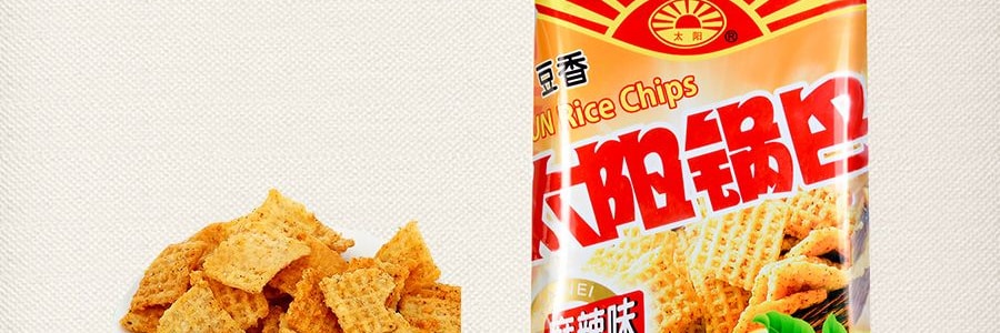 太陽 豆香鍋巴 辣味 50g【童年懷舊經典零食】【陝西特產】