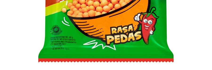 DUA KELINCI ティックタック スナック ラサペダス 90g - Yami