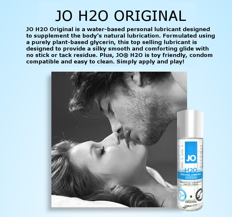 JO® H2O Personal Lubricant Original 120ml adult