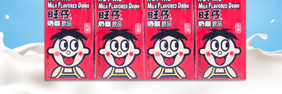 台灣旺旺 旺仔牛奶 4連包 125ml*4
