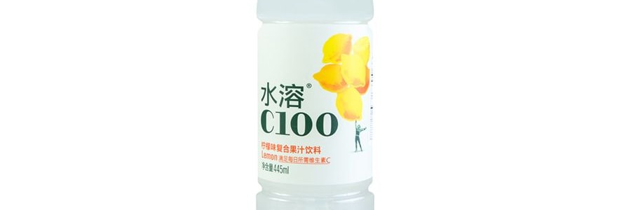 農夫山泉 水溶C100 檸檬風味 複合果汁飲料 445ml