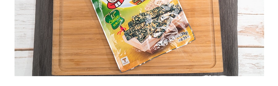 泰国小老板 烤芝麻海苔脆片 原味 39g