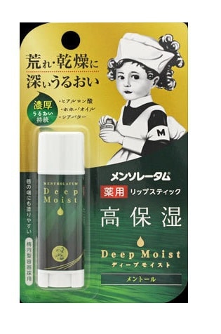 日本MENTHOLATUM曼秀雷敦 深層保濕薄荷口味潤唇膏 4.5g #隨機包裝
